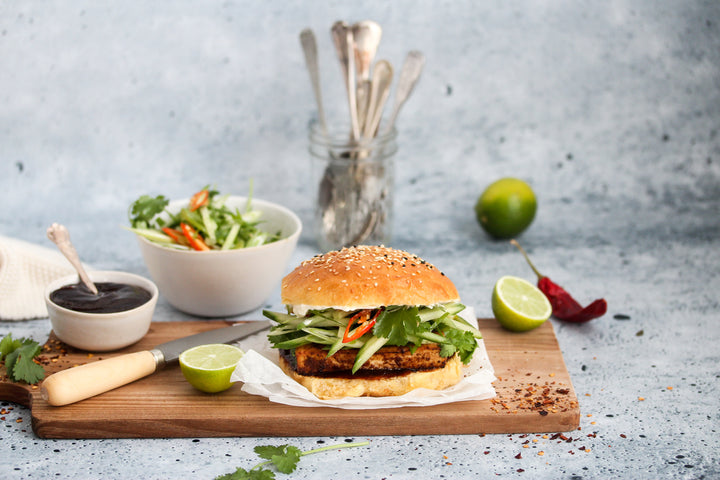 Fragrant & Spicy Tofu Burger